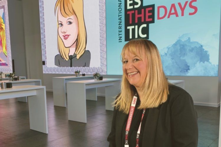 caricaturas en eventos digitales