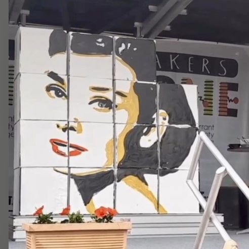 Cubiart, speed painting, arte en eventos, event artist