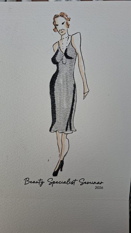 Ilustración en vivo para eventos de moda y belleza