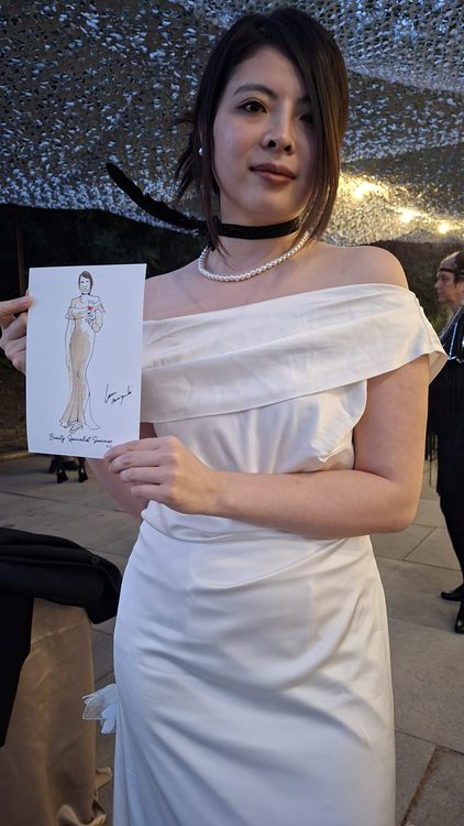 Ilustración en vivo para eventos con retrato de cuerpo entero