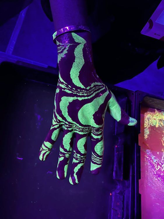 Body marbling para festivales de música en España